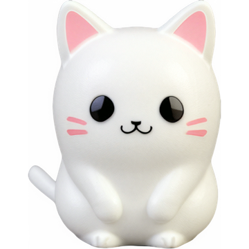 Fluffy Cat toy art